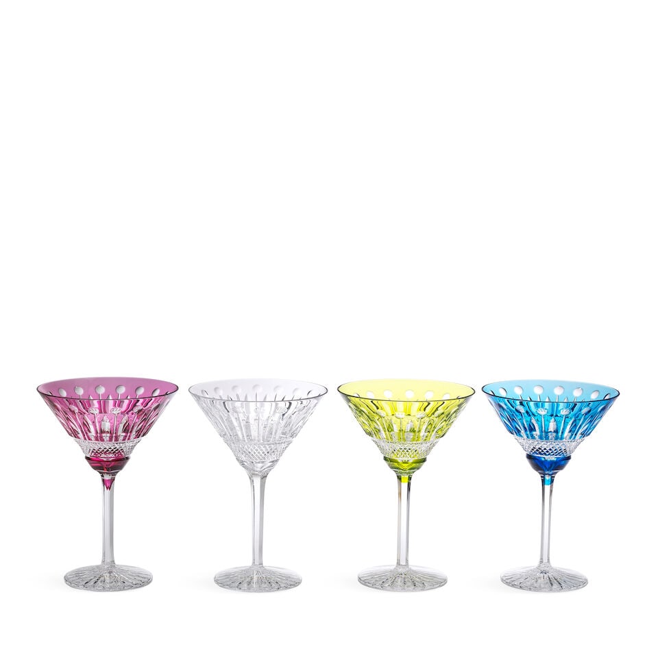 Hermès Saint Louis: Four Crystal 'Tommy' Cocktail Glasses (includes booklets, boxes and rib... (1 of 1)