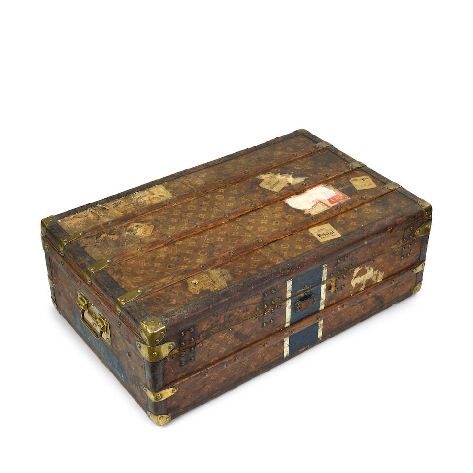 Louis Vuitton: a Monogram Cabin Trunk c.1889-1900 (includes key) (1 of 4)