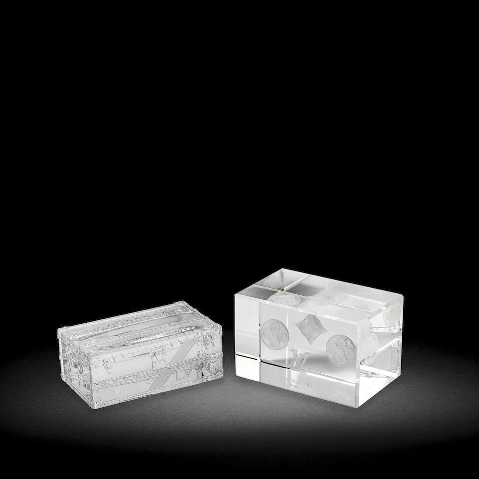 Louis Vuitton: Two Glass Paperweights (Includes boxes) (1 of 1)