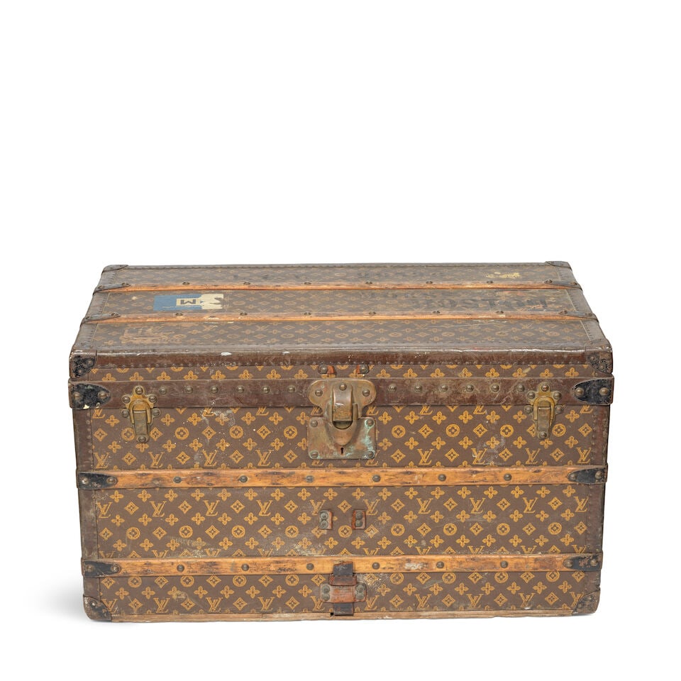 Louis Vuitton: a Monogram Canvas Mail Trunk Late 1920s-1930s (1 of 5)