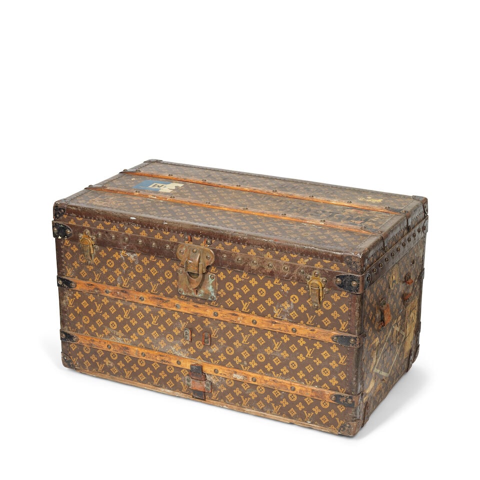 Louis Vuitton: a Monogram Canvas Mail Trunk Late 1920s-1930s - 3