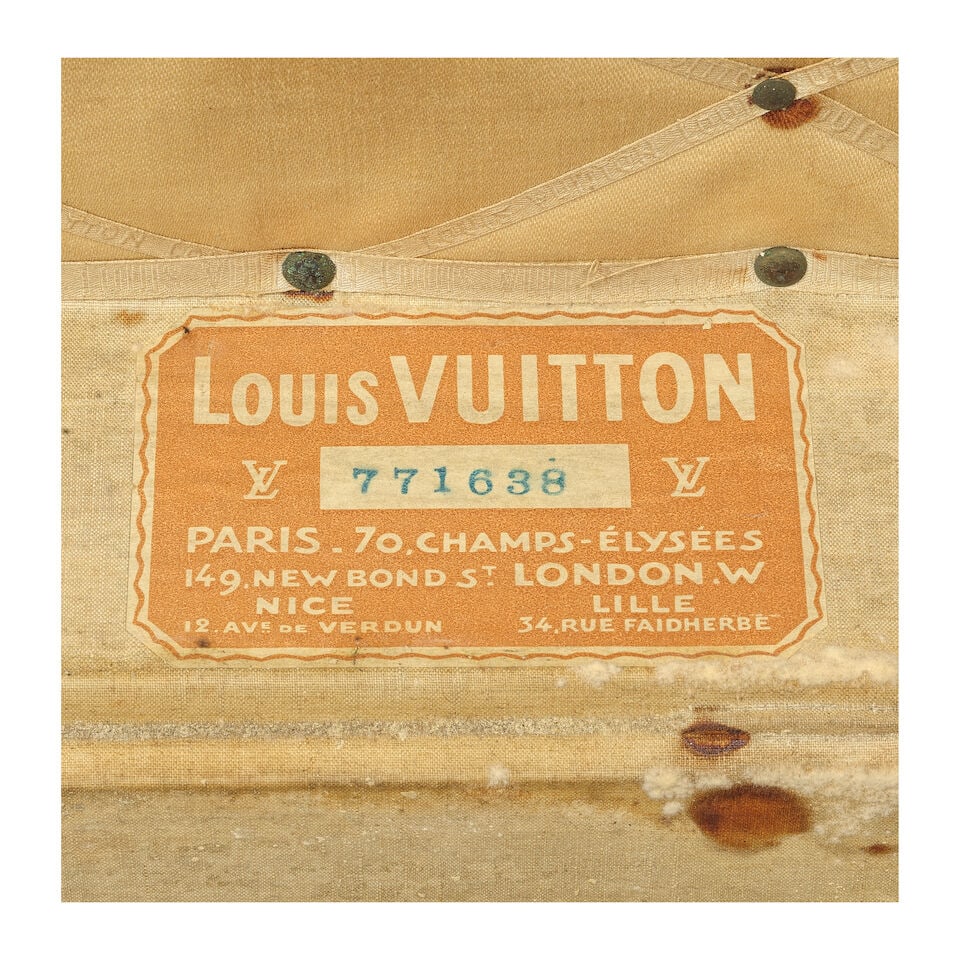 Louis Vuitton: a Monogram Canvas Mail Trunk Late 1920s-1930s - 5