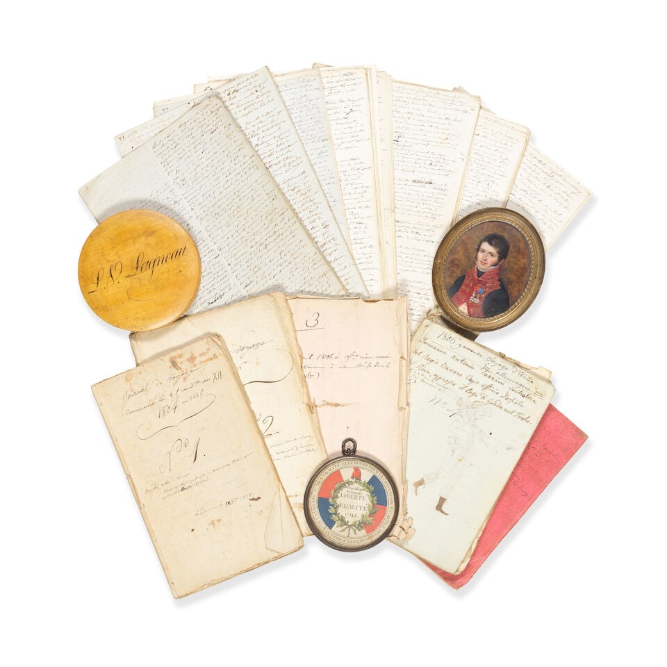 NAPOLEONIC WARS - DR LOUIS-VIVANT LAGNEAU Collection relating to the life and career of Dr Louis... (1 of 5)