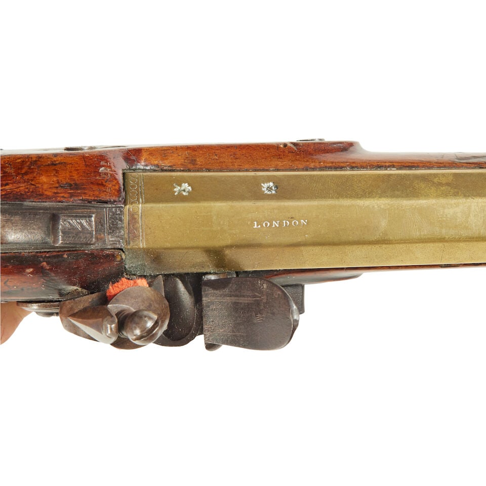 A Brass-barrelled Flintlock blunderbuss, Henry Nock, London, Early 19th Century - 2