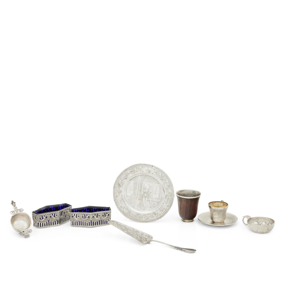 A Collection of Continental silver Various dates and makers (1 of 1)