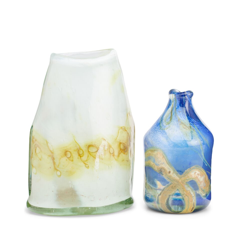 Sam Herman (1936-2020) A studio glass vase (1 of 3)