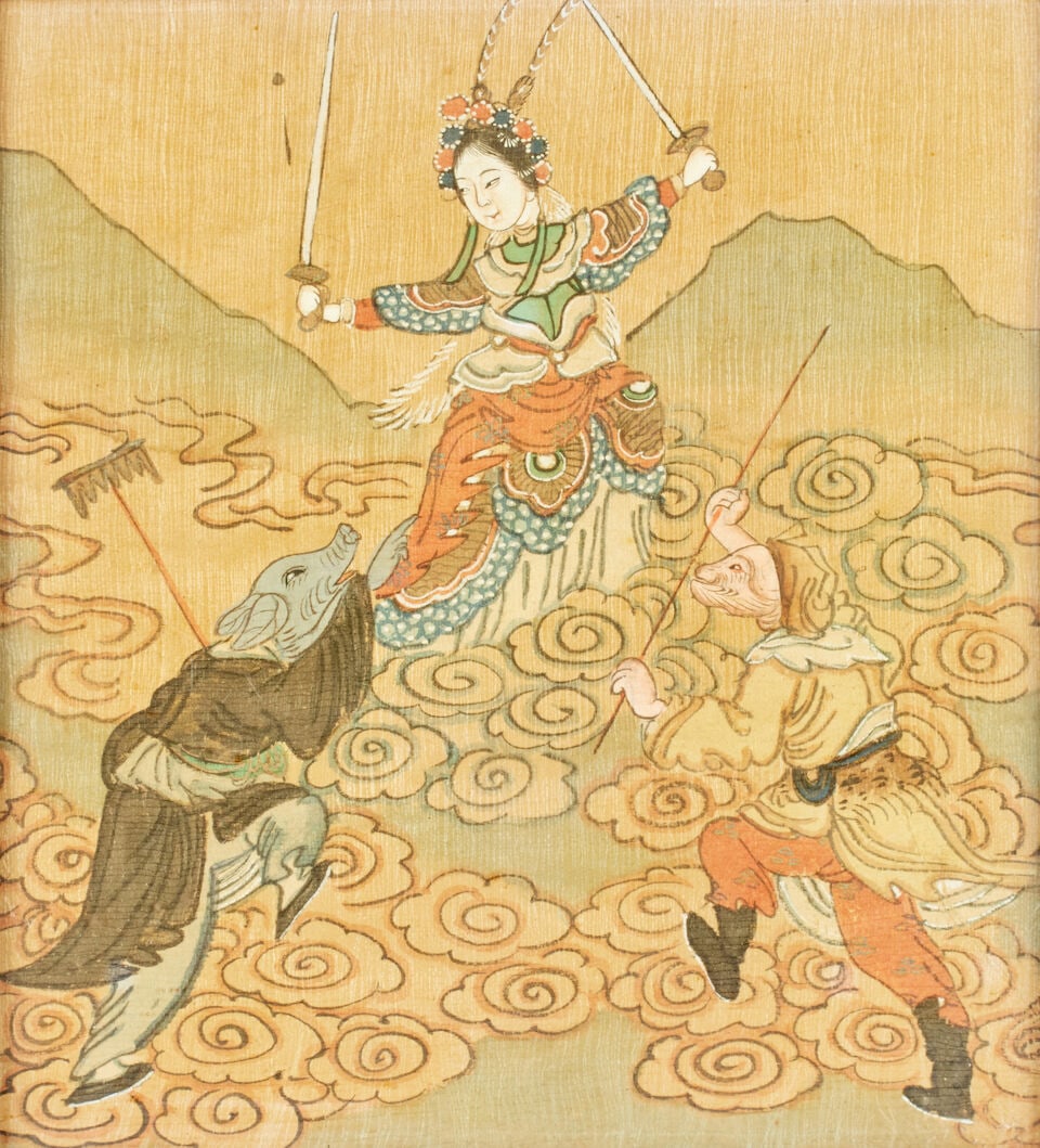 A set of Chinese paintings Republic (13) - 10