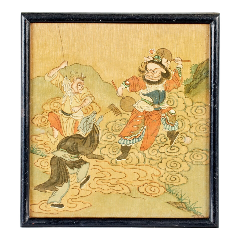 A set of Chinese paintings Republic (13) - 14