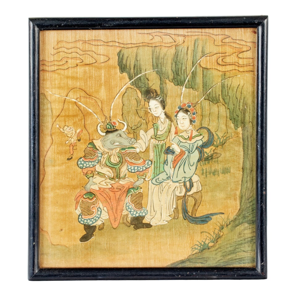 A set of Chinese paintings Republic (13) - 16