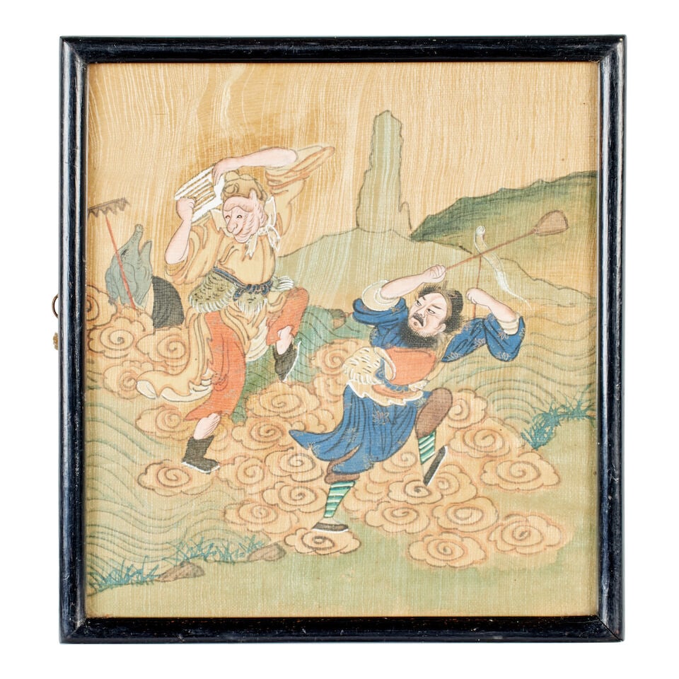 A set of Chinese paintings Republic (13) - 17