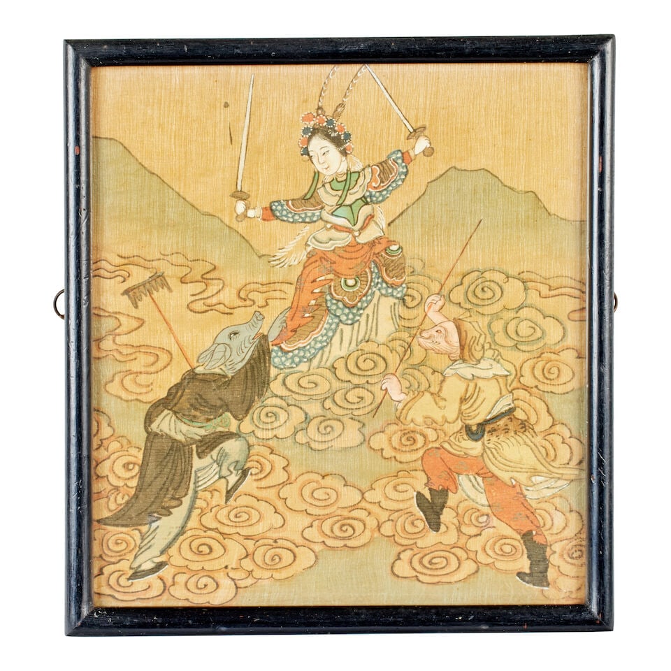 A set of Chinese paintings Republic (13) - 19