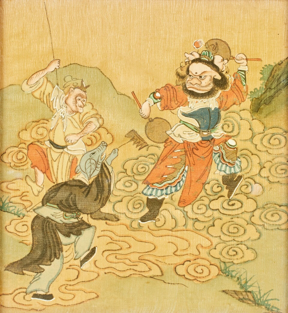 A set of Chinese paintings Republic (13) - 6