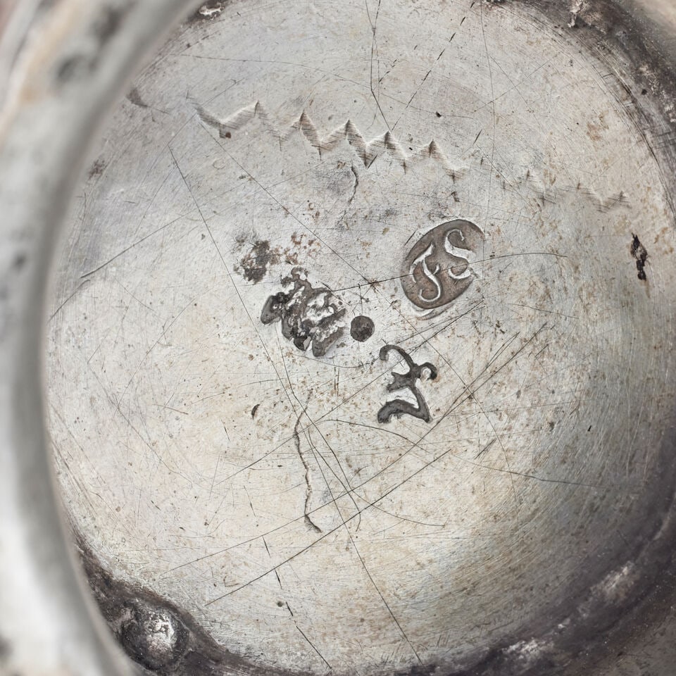 A Swedish silver beaker by Ferdinand Sehl, Stockholm, early 18th century - 2