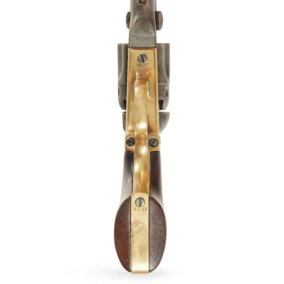 A cased Colt 1862 model police percussion revolver No. 19211 For 1863 - 2