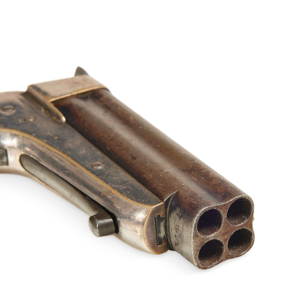 A group of five various flintlock and percussion pocket pistols (5) - 2