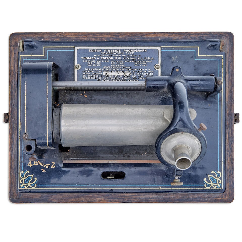 An Edison Fireside phonograph, Model A, - 2