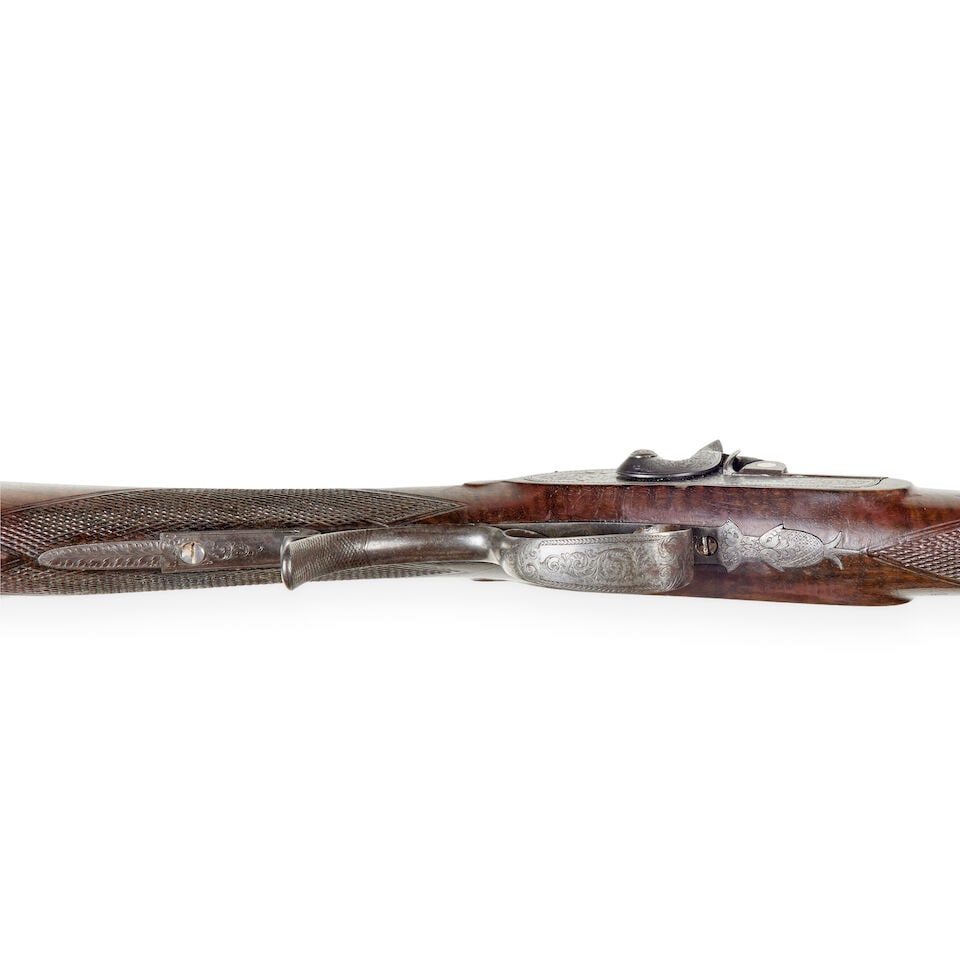 A percussion rifle of small bore by James McCririck, Ayr - 2