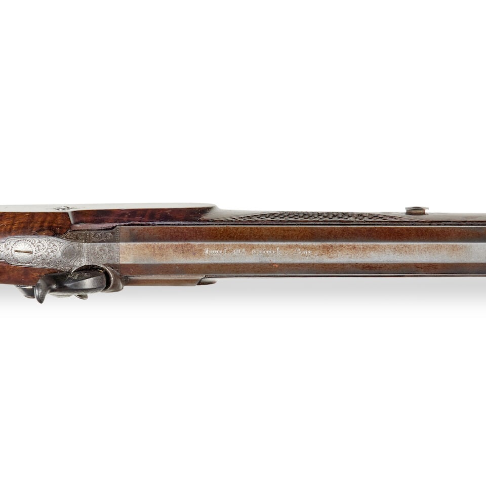 A percussion rifle of small bore by James McCririck, Ayr - 3