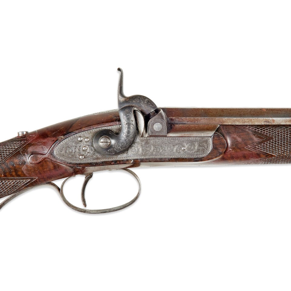 A percussion rifle of small bore by James McCririck, Ayr - 4