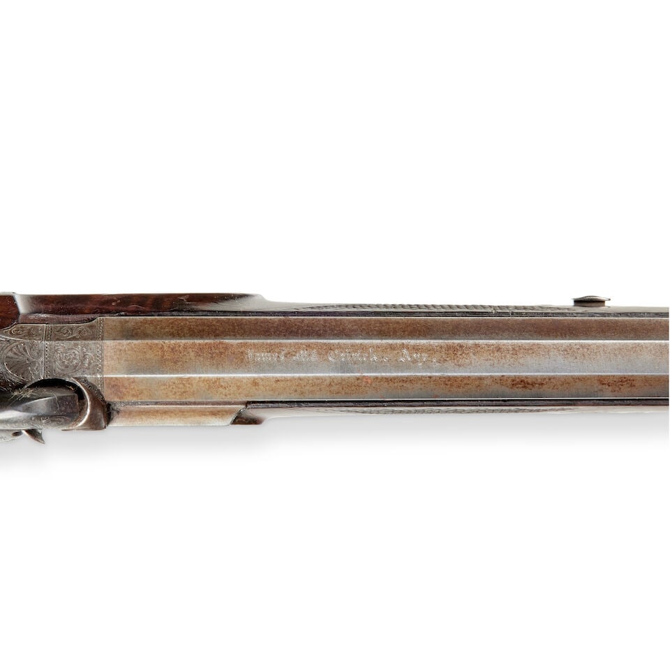 A percussion rifle of small bore by James McCririck, Ayr - 5
