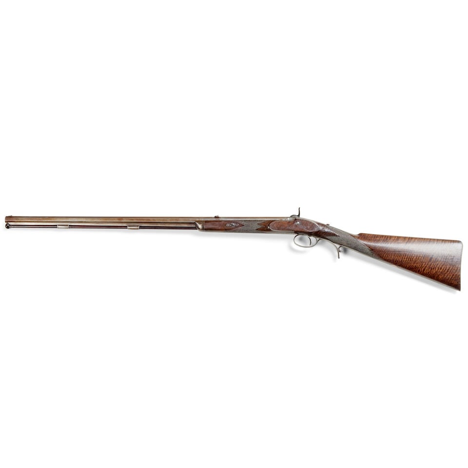 A percussion rifle of small bore by James McCririck, Ayr - 6