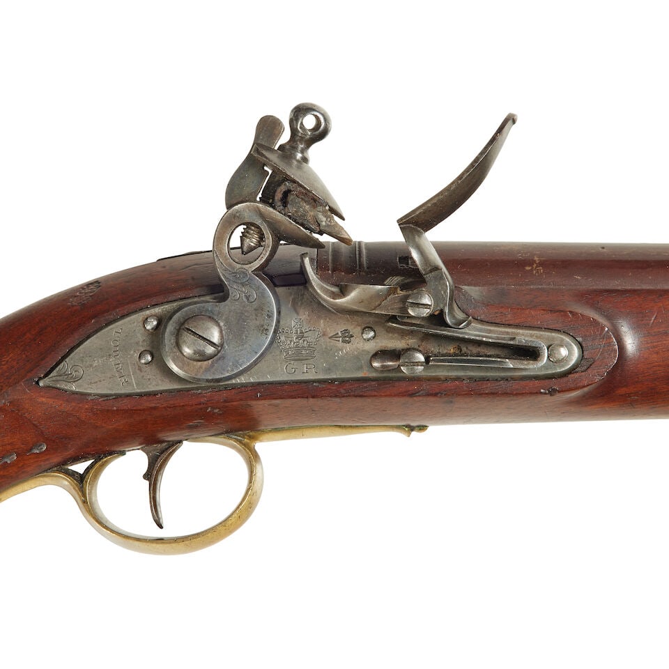 An 18-Bore New Land Pattern Flintlock Service Pistol Circa 1800 - 2