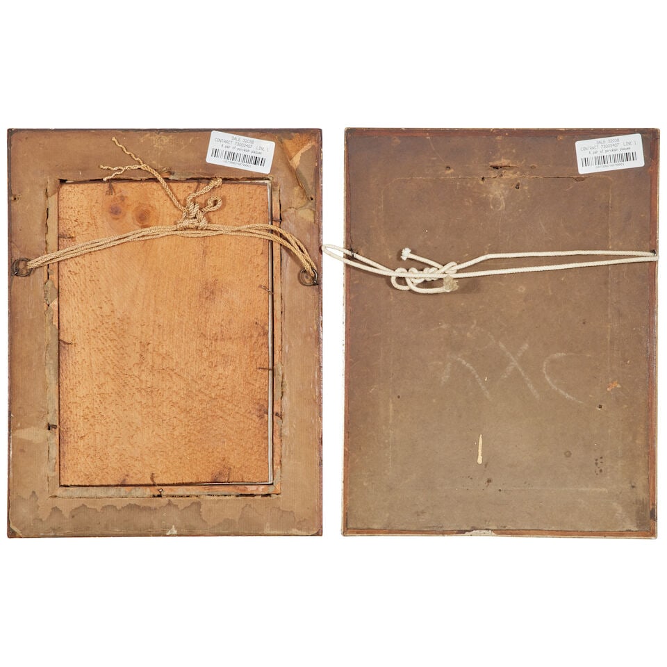 A pair of KPM Berlin porcelain plaques after Jourdain - 2