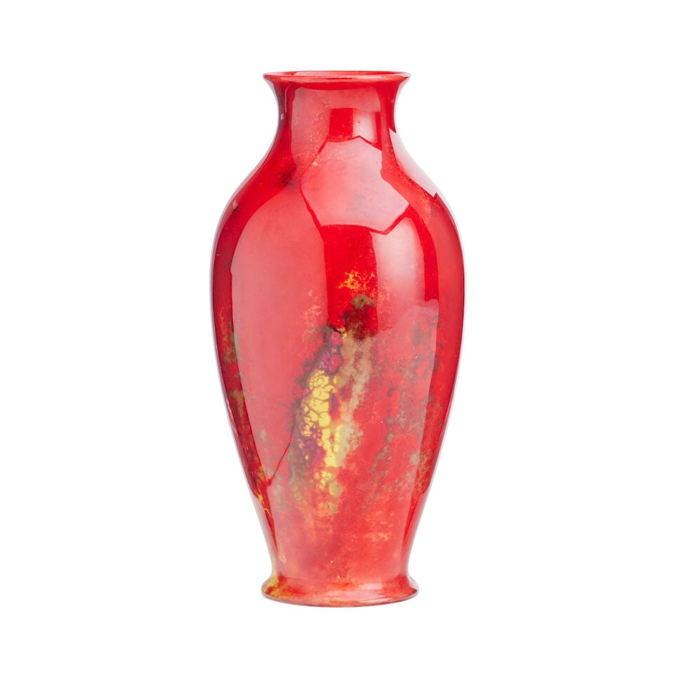 A Royal Doulton flambe Sung vase By Fred Moore and Charles Noke (1 of 2)