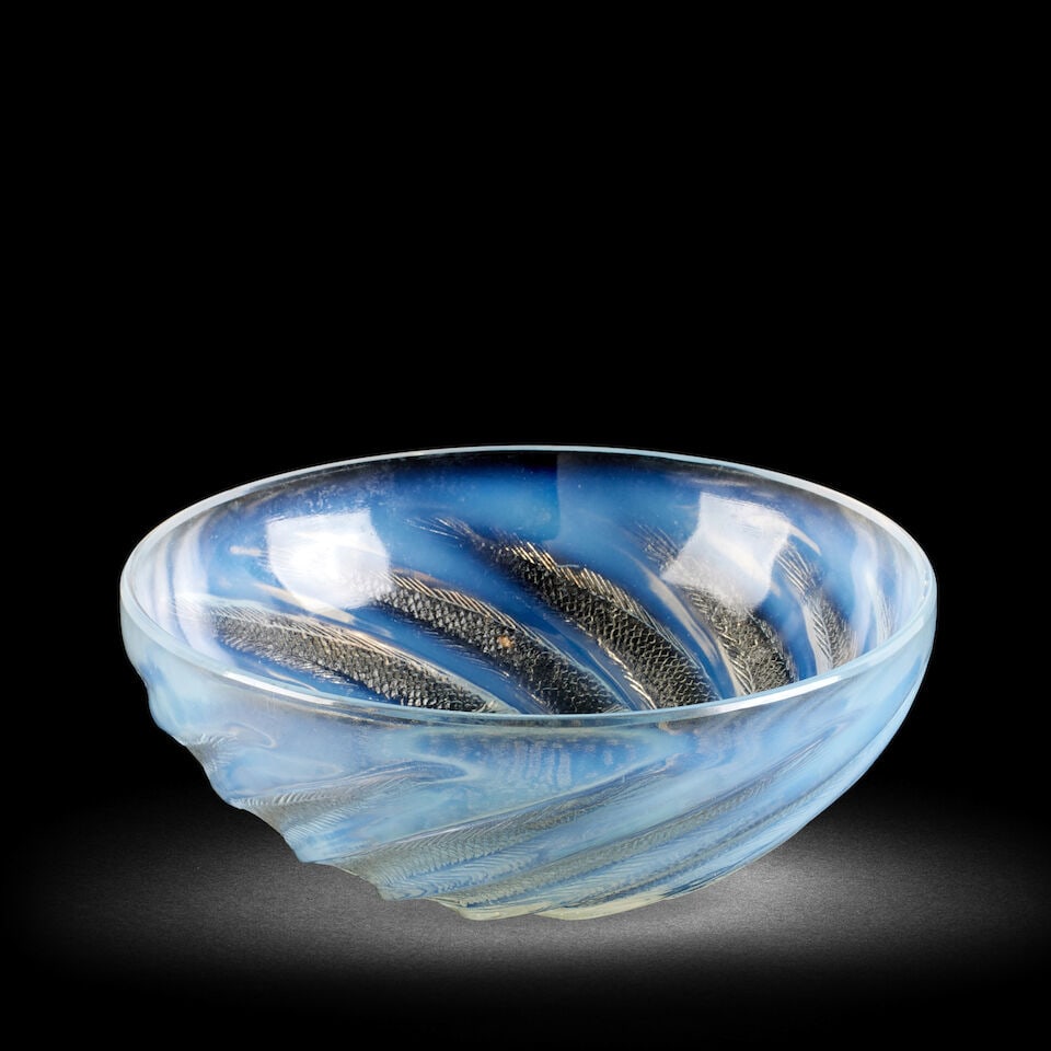 A Lalique 'Poissons' bowl no.1 Designed 1921 - 2