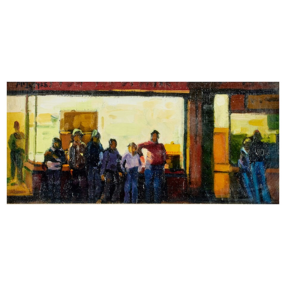 Joe McIntyre (British, born 1940) Study for Evening In (1 of 3)