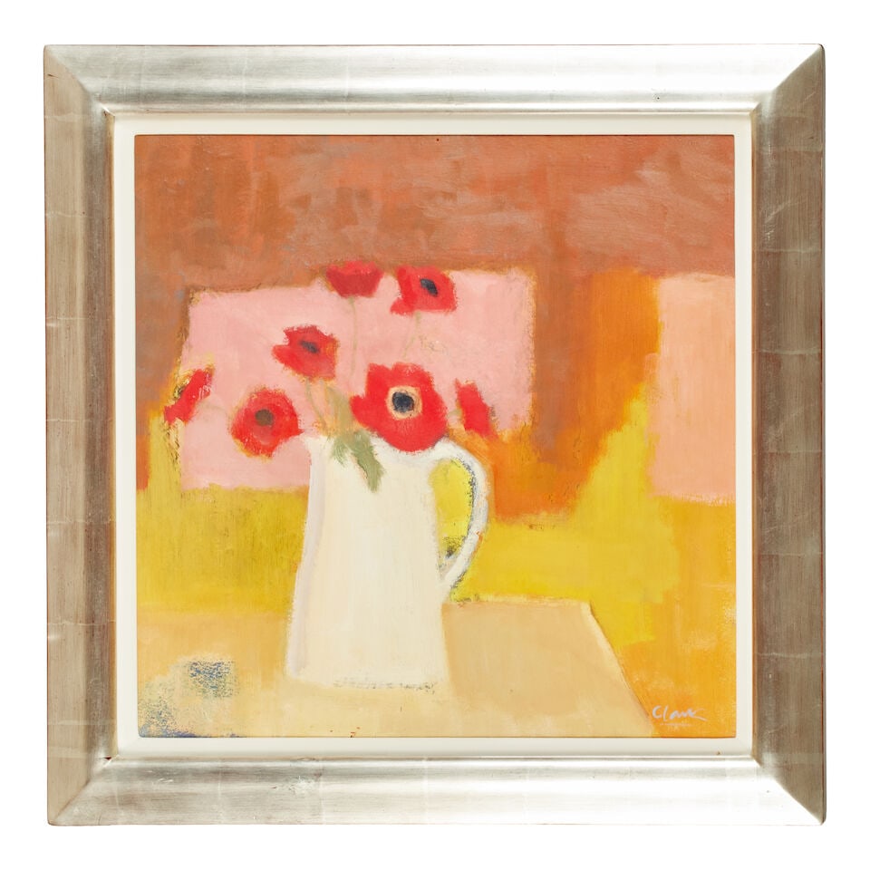 Michael Clark RGI RSW PAI (British, born 1954) Poppies in a white jug - 3