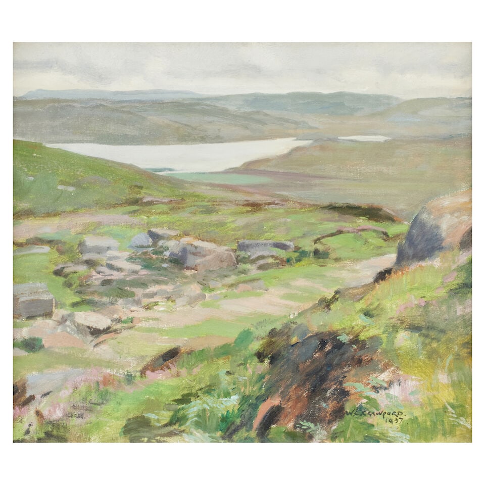 William Caldwell Crawford, PSSA (British, 1879-1960) Galloway landscape (1 of 3)
