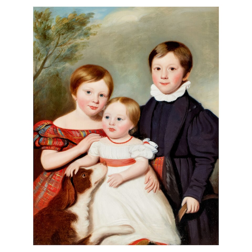 F. Burgess (British, 19th Century) The Macpherson Children (1 of 3)
