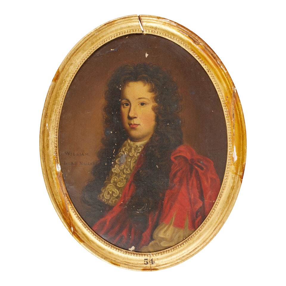 Scottish School (18th Century) Portrait of William Lord Nairne 39.5 x 31cm (15 9/16 x 12 3/16in)... - 3