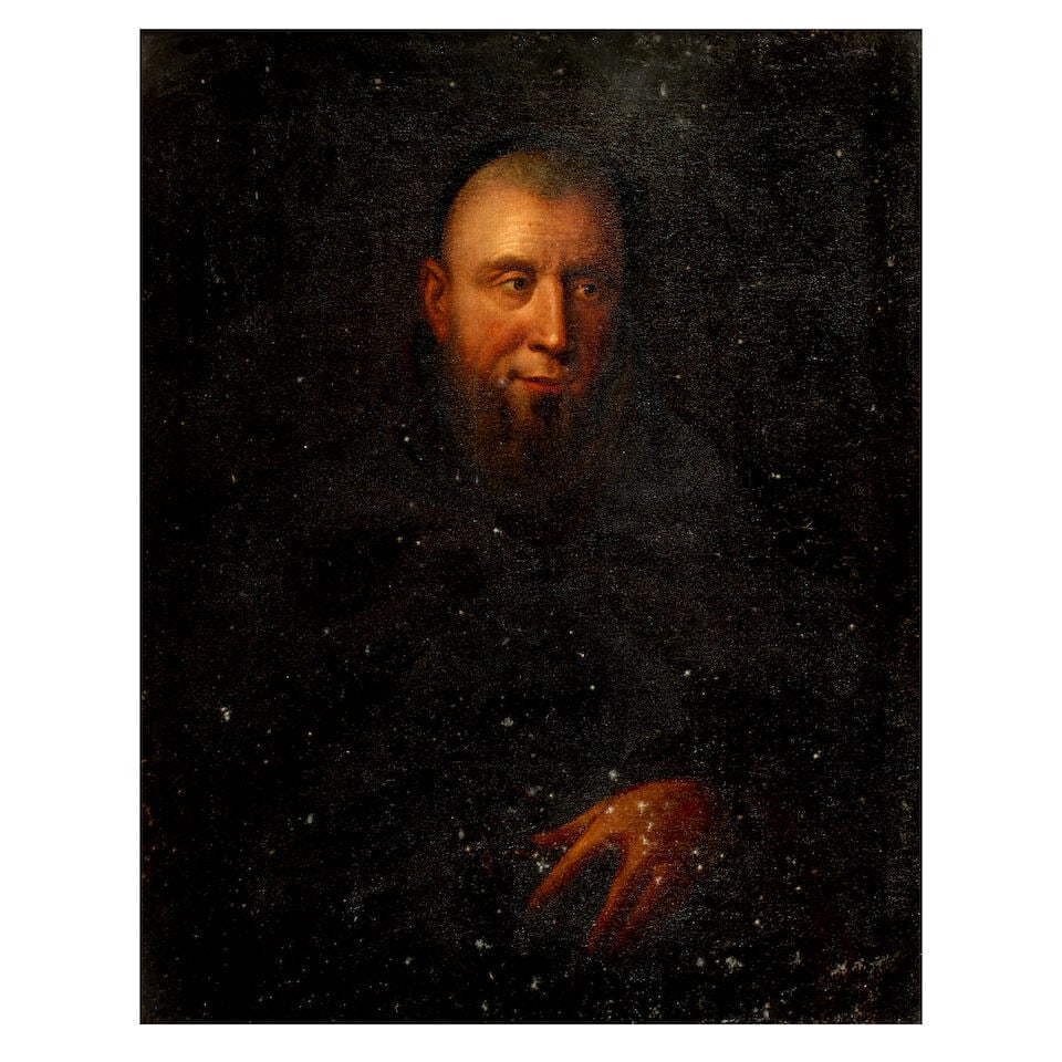 English School, (18th Century) A portrait of Father Graeme: English School, (18th Century) A portrait of Father Graeme oil on canvas 81 x 64cm (31 7/8 x 25 3/16in). Footnotes: Provenance Fonthill Hall Father Graeme (sometimes spelled Graham) was a Scottish Cap