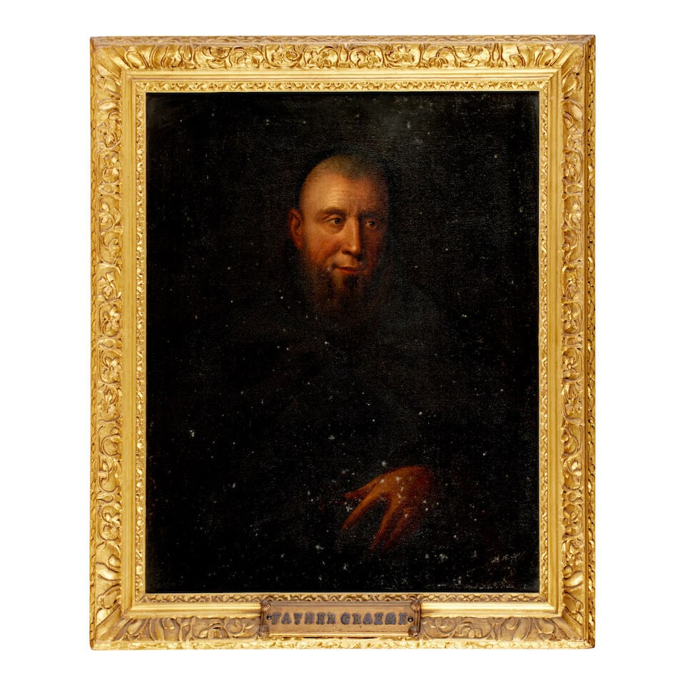 English School, (18th Century) A portrait of Father Graeme - 3