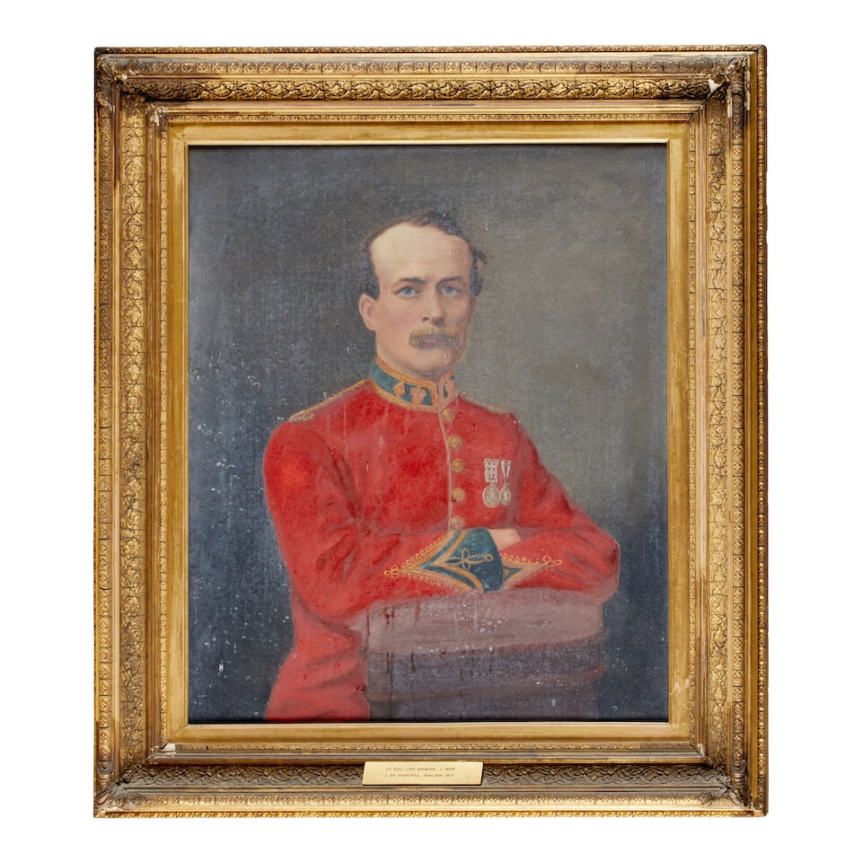 Scottish School (19th Century) Lt. Col. L.A.M. Graeme, of Inchbrakie House, in uniform of 1st Ma... (1 of 5)
