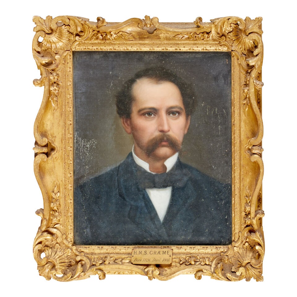 Scottish School (19th Century) Lt. Col. L.A.M. Graeme, of Inchbrakie House, in uniform of 1st Ma... - 5