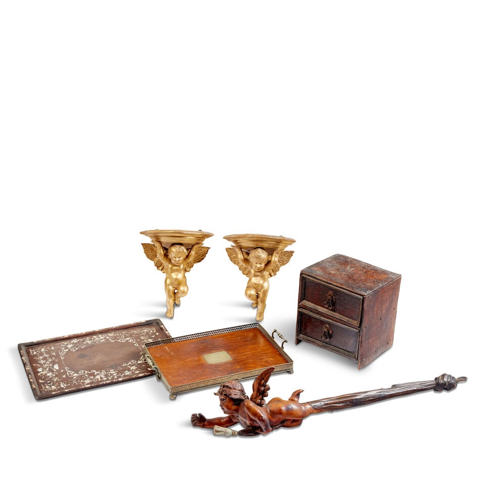 An 18th century oak small spice chest (6) (1 of 2)