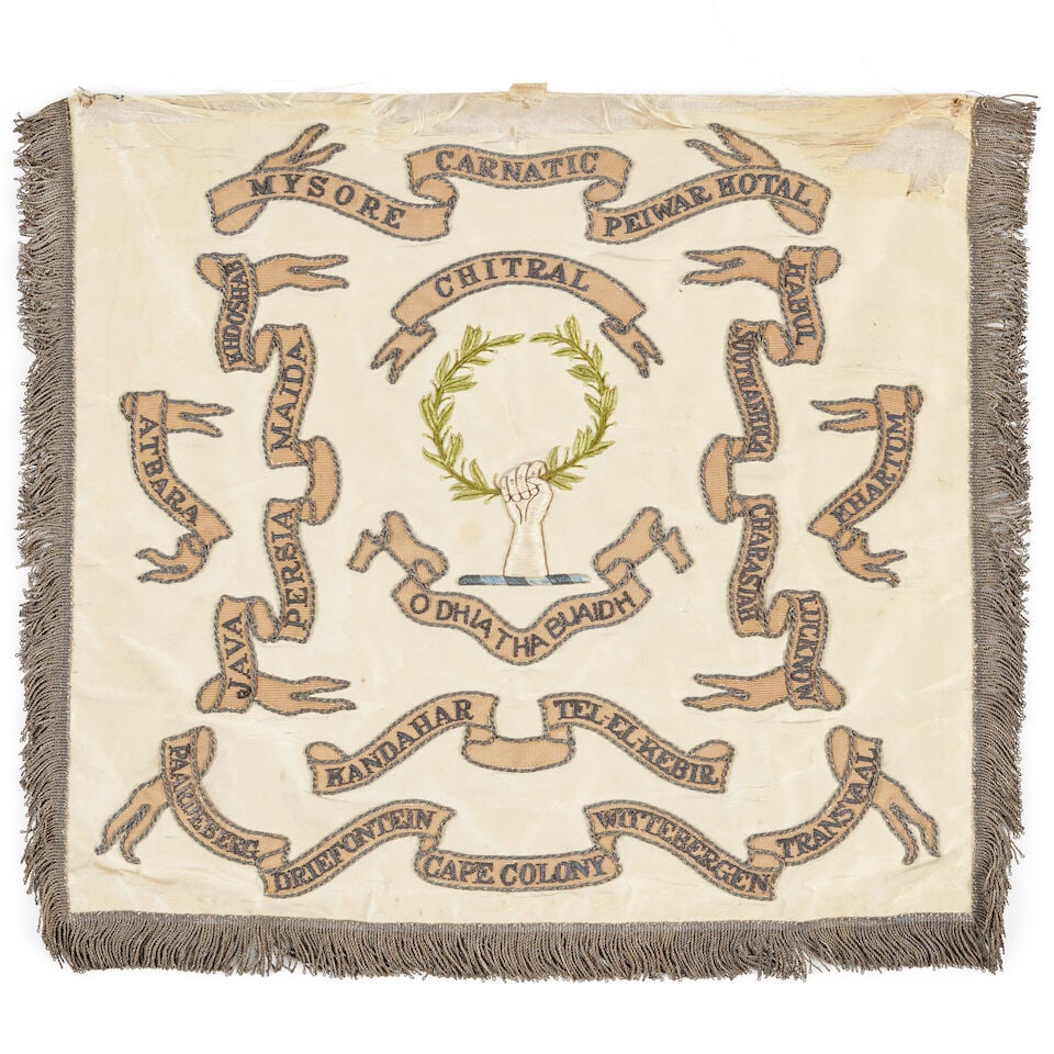 A military banner or piper banner for the 72nd of Foot the Duke of Albany Own Highlanders late 1... - 2