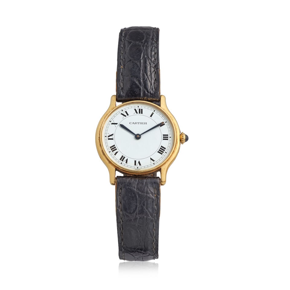 Cartier. An 18K gold manual wind wristwatch Riviera, Ref: 10713, Circa 1975 (1 of 3)