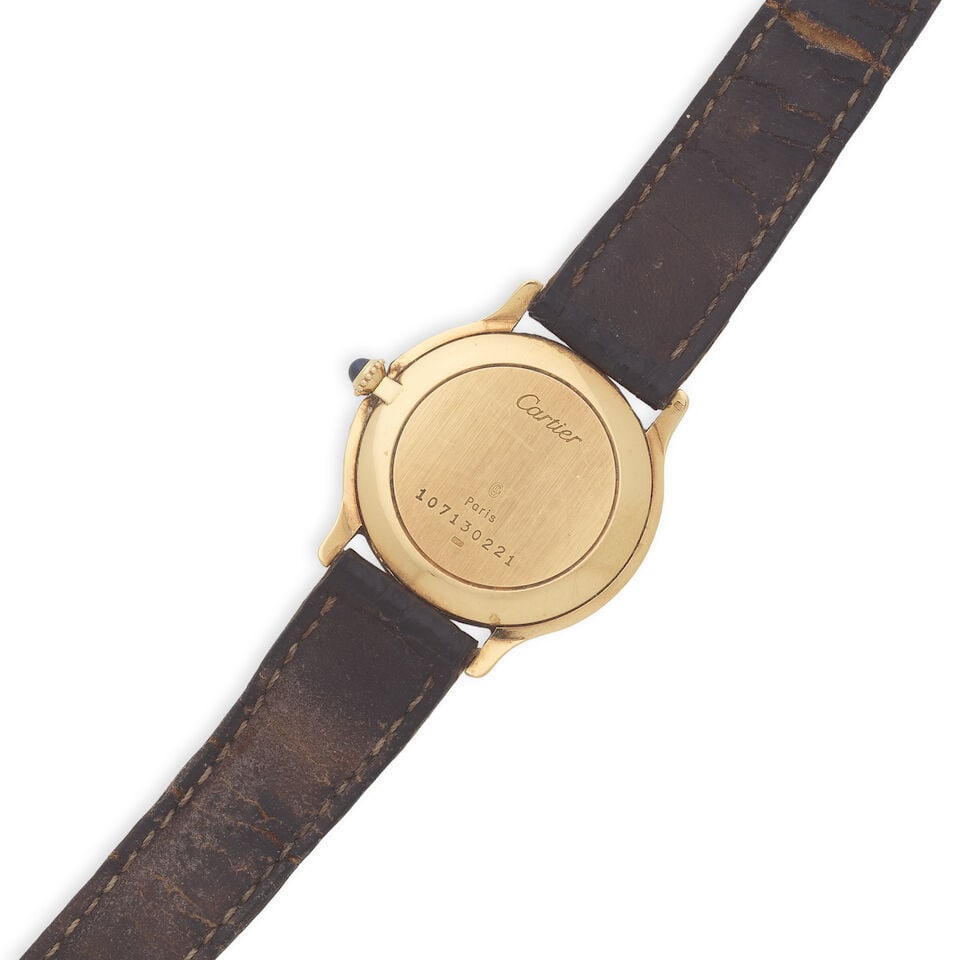 Cartier. An 18K gold manual wind wristwatch Riviera, Ref: 10713, Circa 1975 - 3