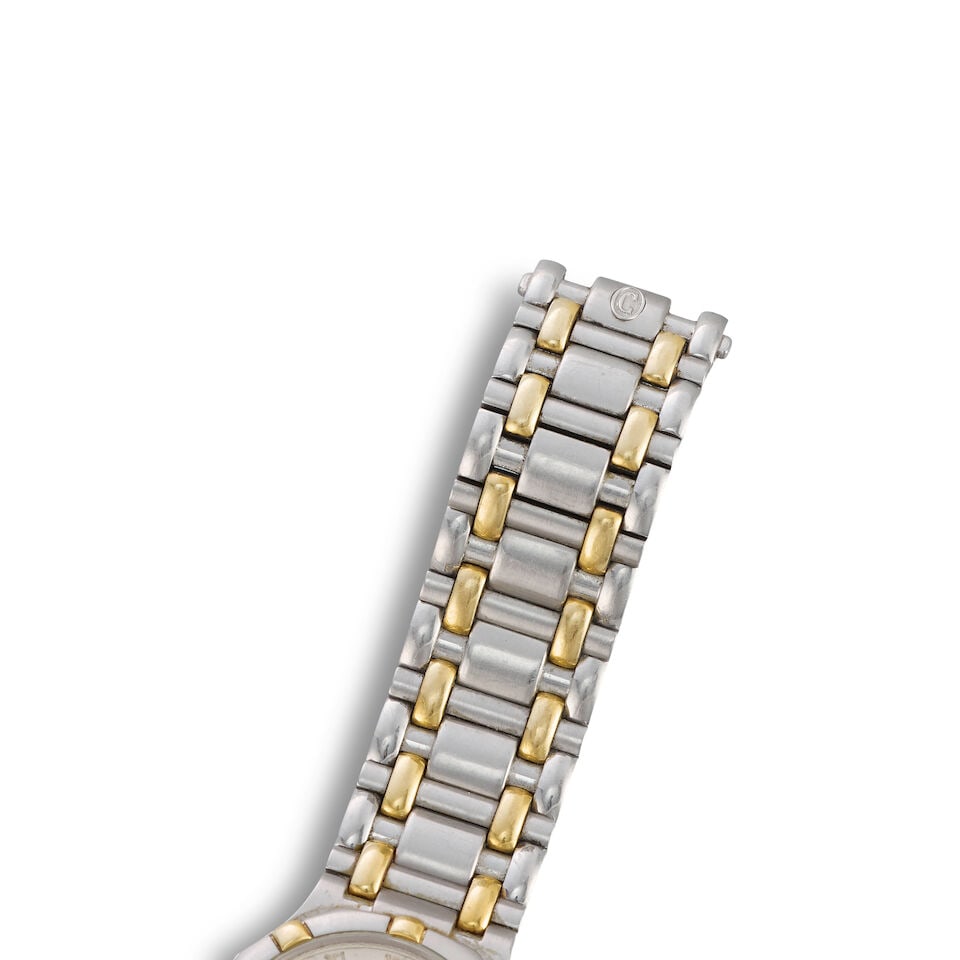 Concord. A stainless steel and gold quartz calendar bracelet watch Saratoga, Ref: 15.58.237, Ci... - 2