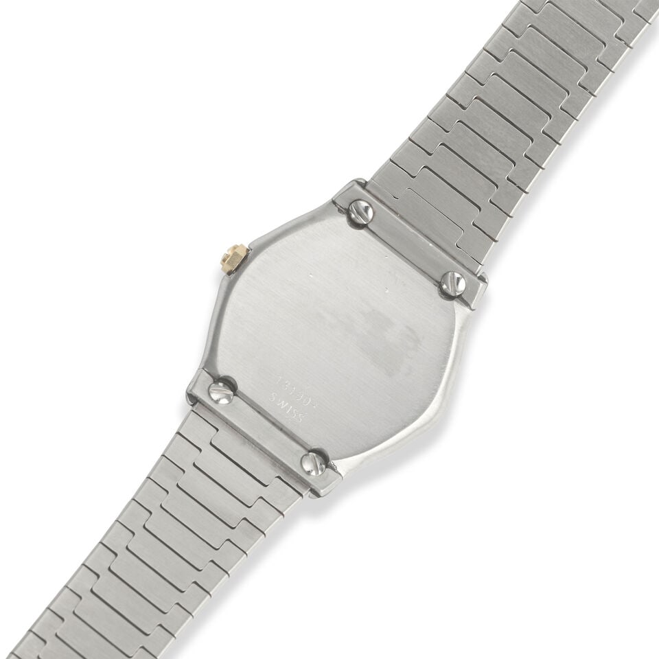 Ebel. A lady's stainless steel and diamond set quartz bracelet watch Circa 1990 - 3