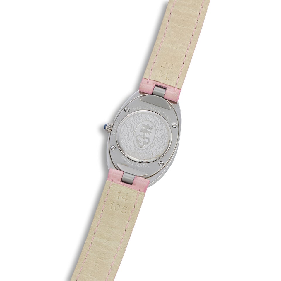 Corum. A lady's stainless steel diamond set quartz wristwatch with Mother of Pearl dial Ovale, ... - 3