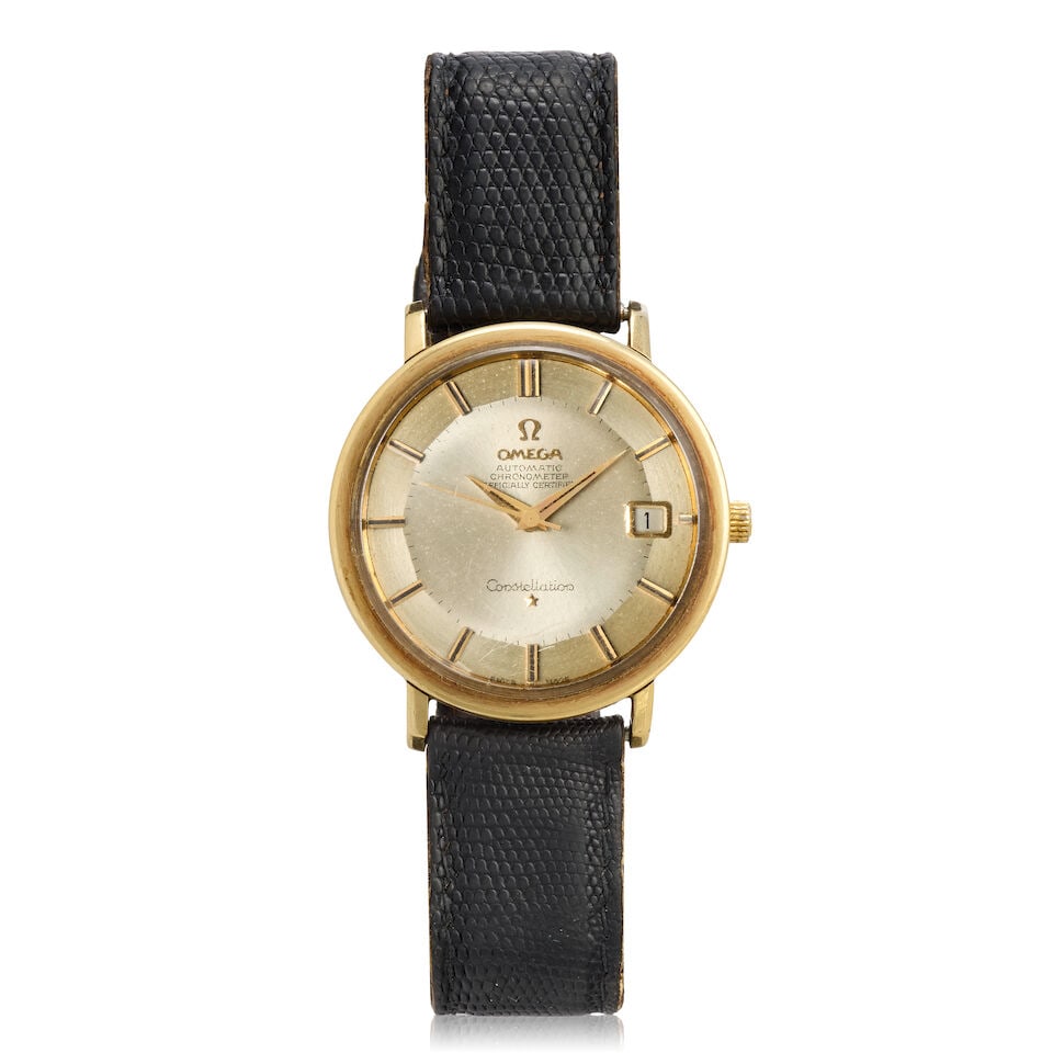 Omega. A gold plated automatic calendar wristwatch Constellation, Ref: 168.004, Circa 1966 (1 of 3)