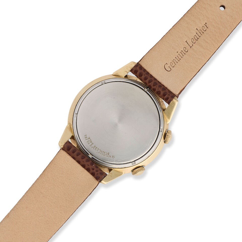 Le-Coultre. A 10K gold filled manual wind wristwatch with alarm Memovox , Circa 1960 - 3