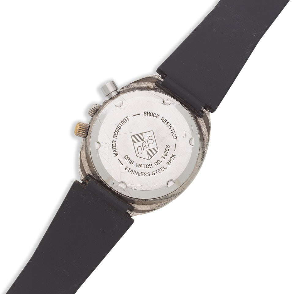 Oris. A stainless steel manual wind chronograph calendar wristwatch ChronOris , Circa 1970 - 2