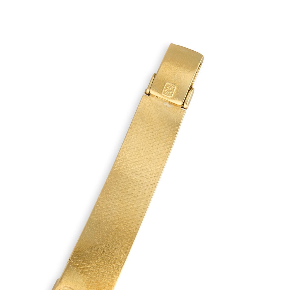 Eterna-Matic. A lady's 18K gold manual wind bracelet watch Circa 1970 - 2