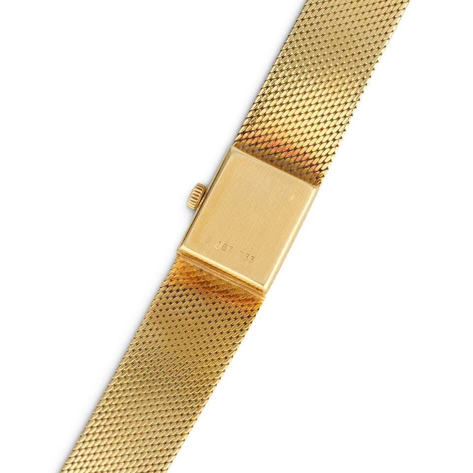 Eterna-Matic. A lady's 18K gold manual wind bracelet watch Circa 1970 - 3
